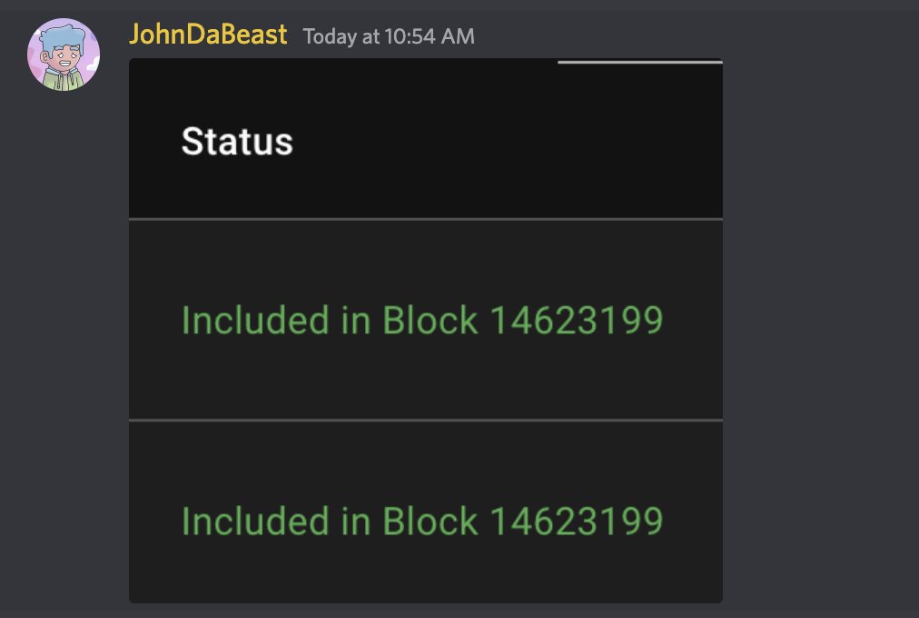 TheGenesisBot's tweet photo. The Association ✅

Free mint + gas.
OS sales over 0.2 ETH

Never a slow day for Genesis holders. Tons of updates on the way 🚀💨 https://t.co/8Y2KSWokhD