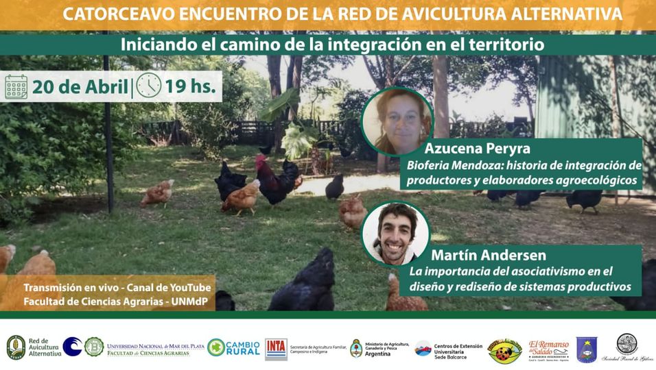 INTACuenca's tweet photo. #Jornada: Los invitamos al 14vo Encuentro de la Red de Avicultura Alternativa (REDAA) "Iniciando el camino de la integración en el territorio" 🐓🥚🍀. El mismo, contará con la participación de #MartinAndersen, compañero de #INTAChascomús - @INTACuenca https://t.co/C3ejZFg3jv