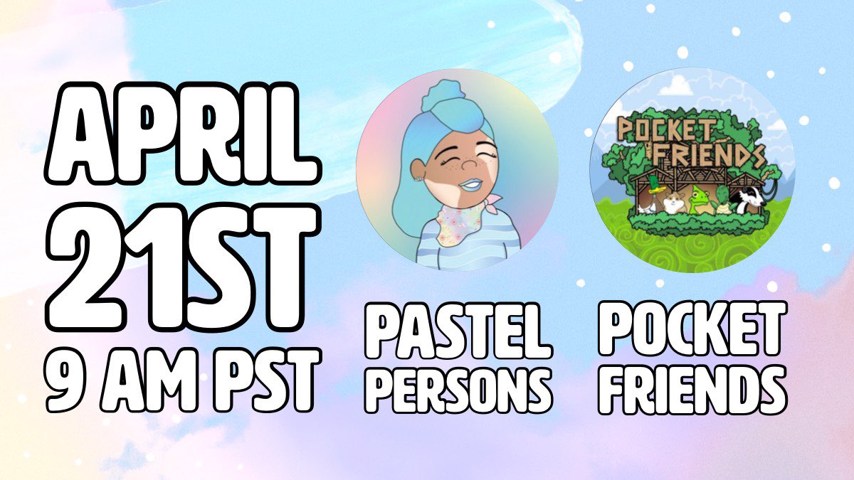 Pastel Persons | MINTING NOW tweet media