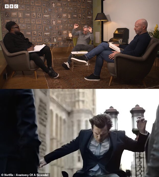 Gary acts out his favourite scene from Anatomy of a Scandal while filming the MOTD Top 10 podcast. <a href="/BBCSport/">BBC Sport</a> <a href="/NetflixUK/">Netflix UK & Ireland</a> #AnatomyOfAScandal #MOTDTop10