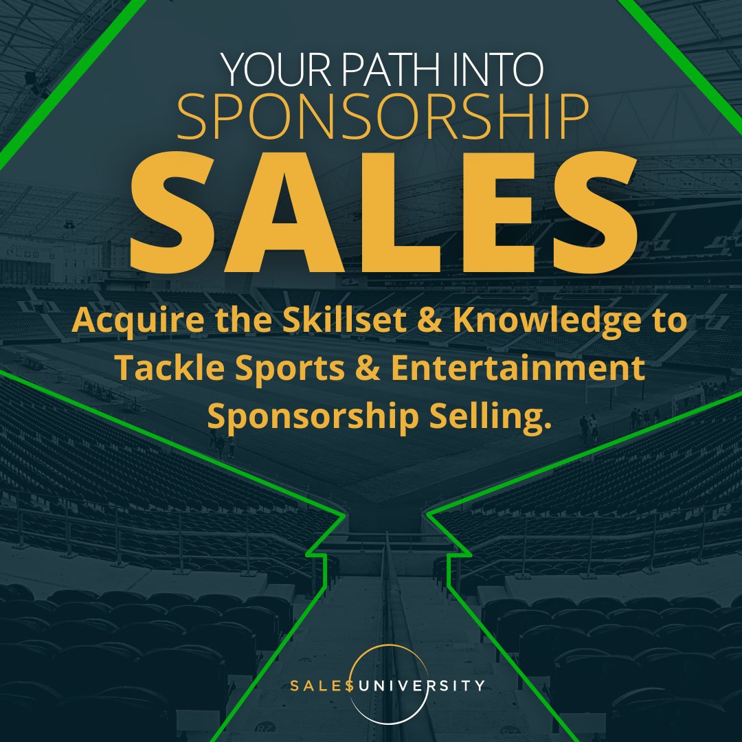 sponsorunited's tweet photo. Earlier today, SalesUniversity was launched and applications are now being accepted. Visit https://t.co/ugrUZ0QmWB for more information on this one of a kind program.

#SalesUniversity #SponsorshipSales #SponsorshipSelling #CareerGoals #Sponsorships #Internship #Partnerships https://t.co/ZSUcaP6Ywt