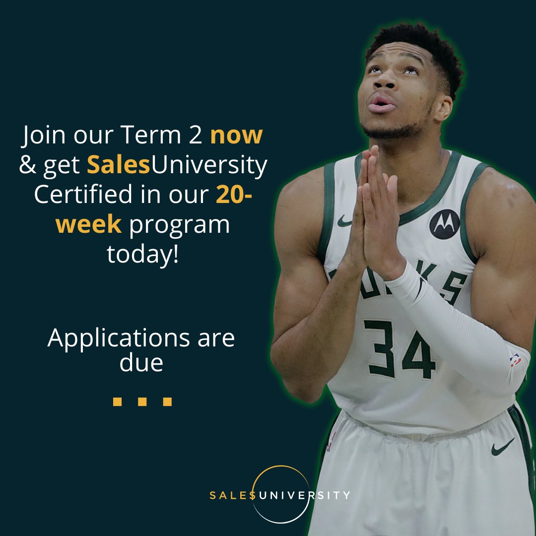 sponsorunited's tweet photo. Earlier today, SalesUniversity was launched and applications are now being accepted. Visit https://t.co/ugrUZ0QmWB for more information on this one of a kind program.

#SalesUniversity #SponsorshipSales #SponsorshipSelling #CareerGoals #Sponsorships #Internship #Partnerships https://t.co/ZSUcaP6Ywt