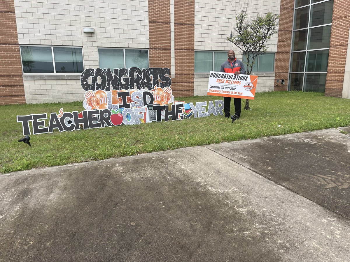 gregwilliams_1's tweet photo. Truly blessed to work with people who challenge me to be better each day! Thank you LISD!
#WeboProud https://t.co/mx66U2SnDK