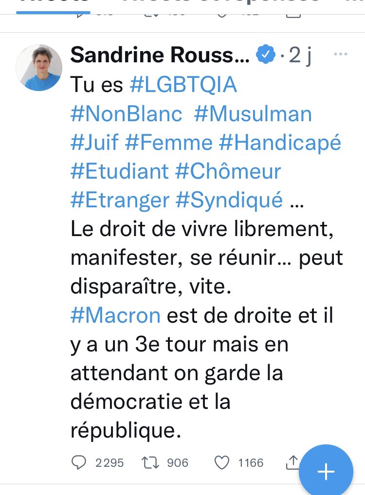 Je ne sais pas si elle ecrit elle même … ou si elle ne relit pas ce qu écrit son scribe, mais les 2 cas relèvent de la psychiatrie
