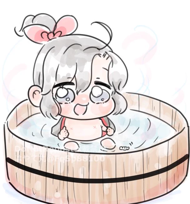 ちいちゃいと風呂桶ではおぼれちゃうので #忘羨桶チャレンジ 