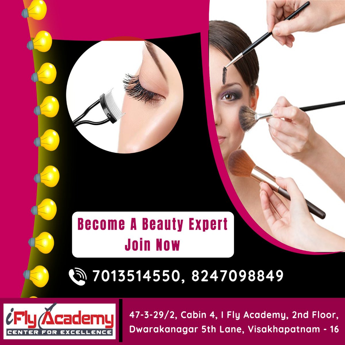I_Fly_Academy's tweet photo. Get yourself a Makeover on Your Special Day
By AV Makeover Beauty studio for women 

Call for Appointments

#bridalmakeup #makeupartist #makeup #bride #wedding #weddingmakeup #bridal #mua #bridalhair #bridalmakeupartist #beauty #weddingphotography https://t.co/sqdhttdOEW