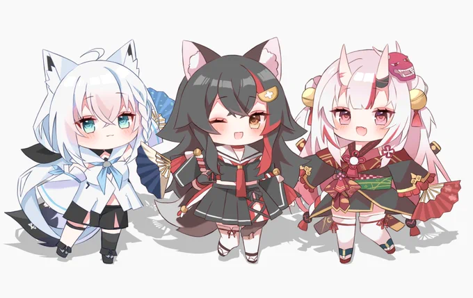 鬼灯日和🌸
#絵フブキ #みおーん絵 #百鬼絵巻 