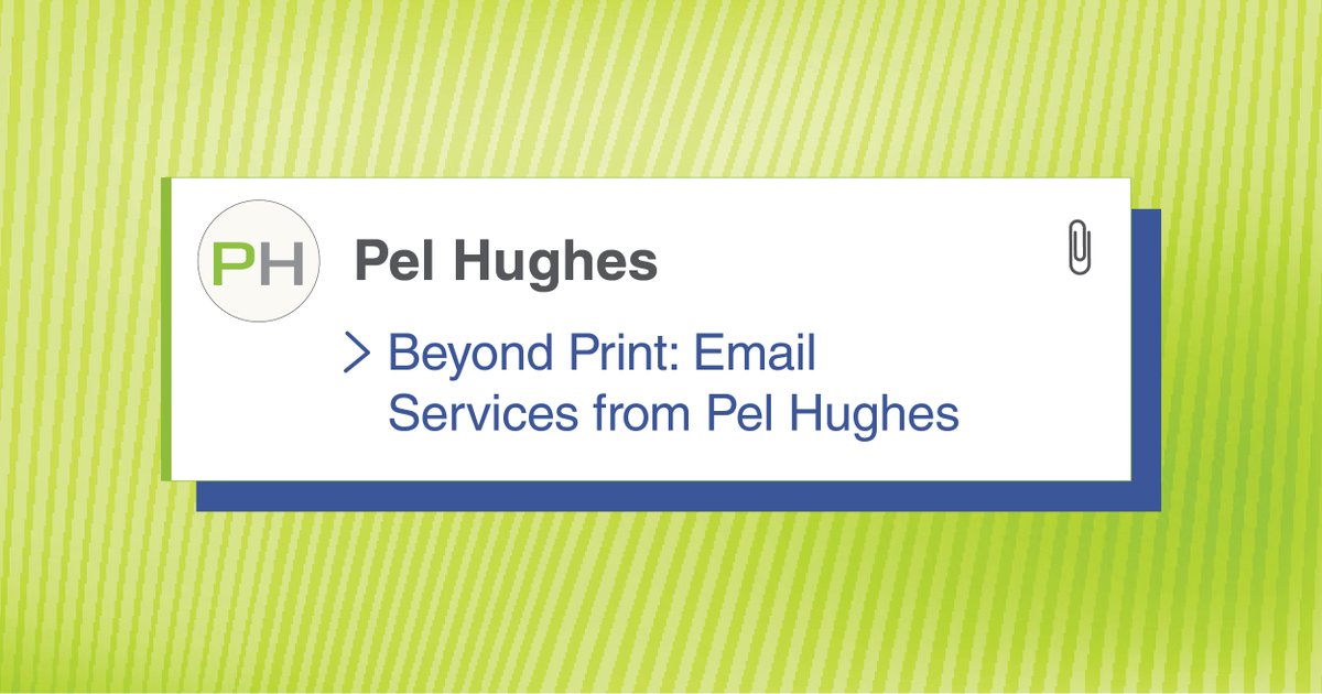PelHughes's tweet image. In addition to full-service print offerings, we provide cross media marketing support including email services. Merging print advertising with digital marketing is a powerful, modern approach to increasing brand recognition and boosting sales. bit.ly/36yHLOC