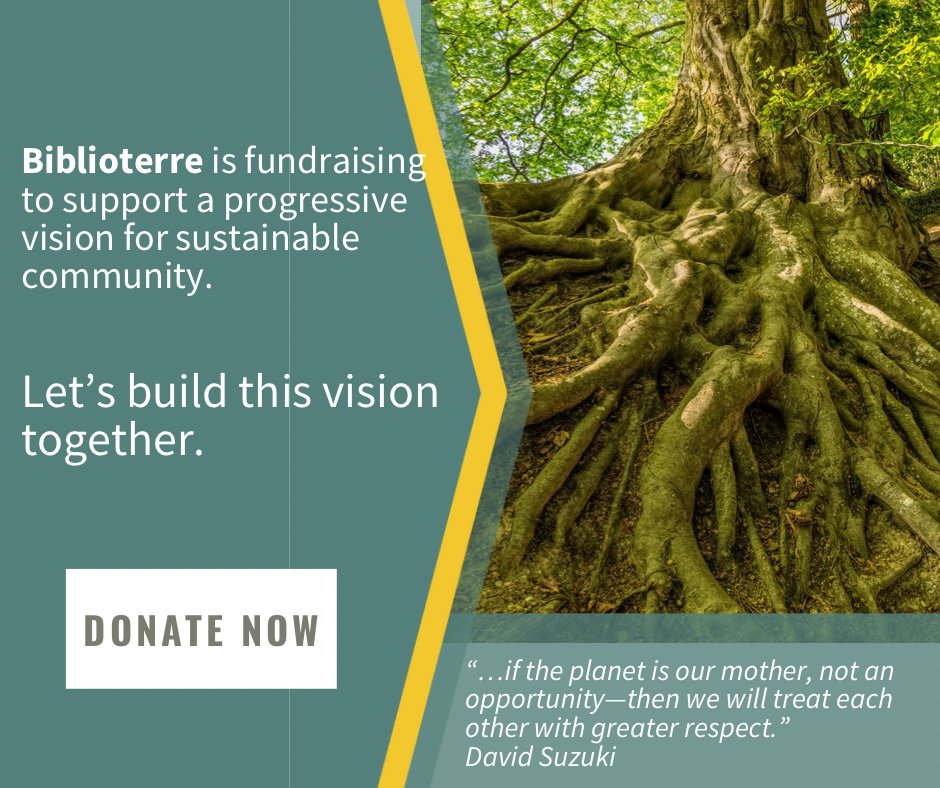 Un autre pilier de Biblioterre est l'animisme. Toute la terre est sensible, vivante et interconnectée. Il nous appartient maintenant de contribuer à la reconstruction d'une culture collective respectueuse de tous les êtres vivants.