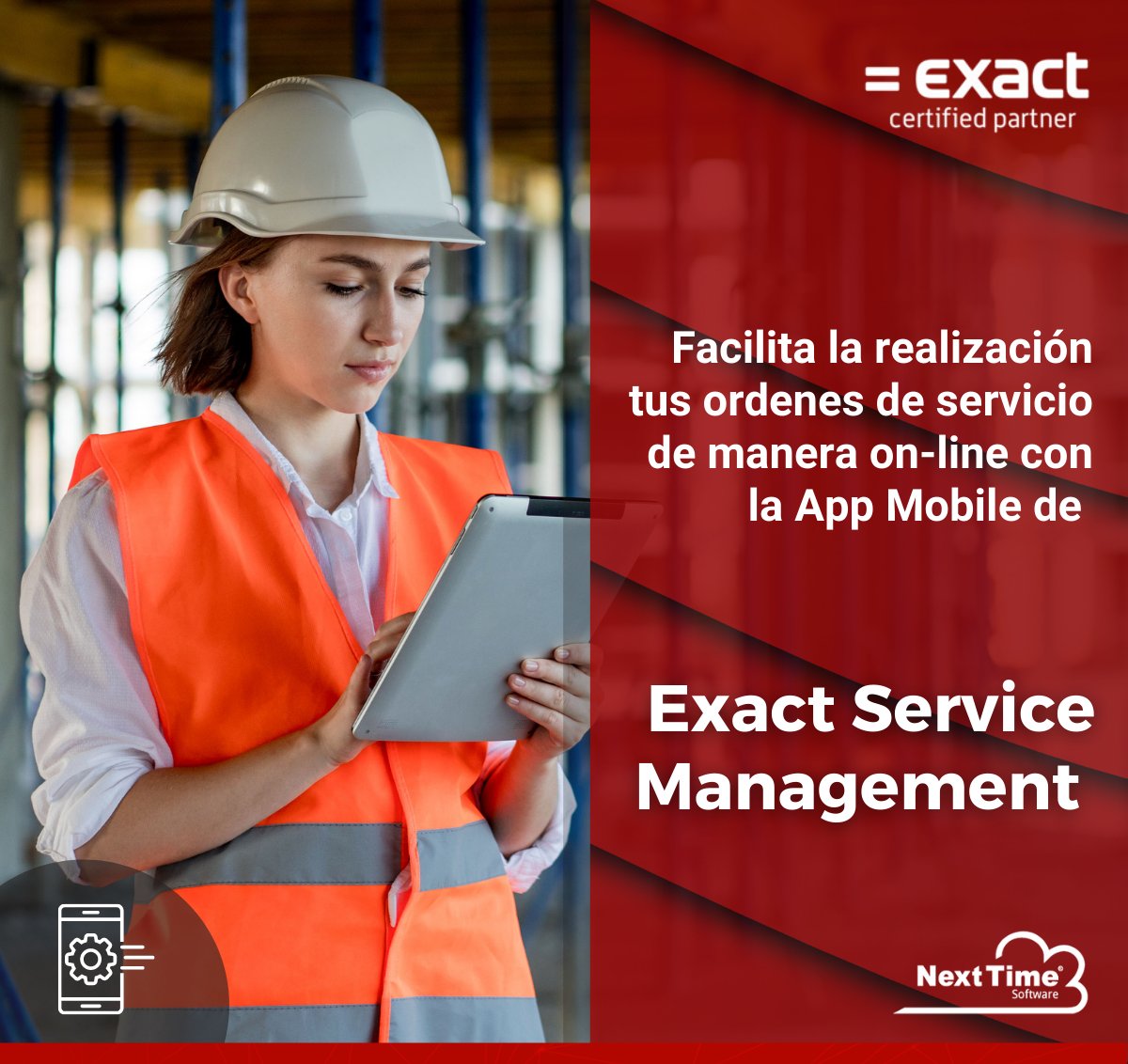 NextTimeSoft's tweet image. 🔧@Exact Service Management cuenta con una sencilla aplicación móvil que ayudará a tus técnicos en terreno a obtener una visión completa de la información de las actividades que ha de realizar.  Conoce más aquí: lnkd.in/eA82sA2 
#servicemanagement | #exactsm