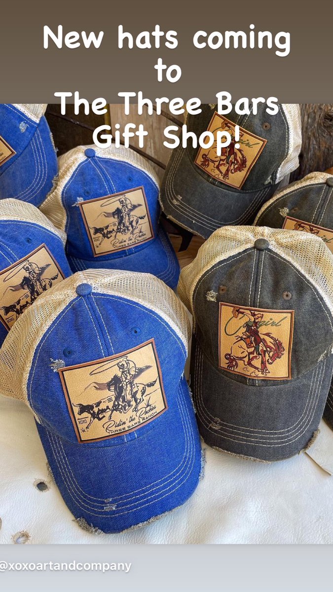 ThreeBarsRanch's tweet photo. New gear headed to the gift shop! #threebarsranch https://t.co/lT5H4DabrQ