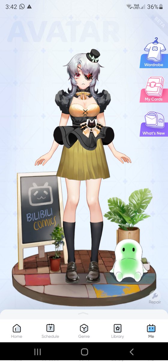 TwinkleStarsYZ's tweet image. #AvatarFun Dress up 9 #bilibilicomics