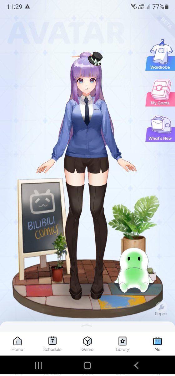 TwinkleStarsYZ's tweet image. #AvatarFun Dress up 9 #bilibilicomics