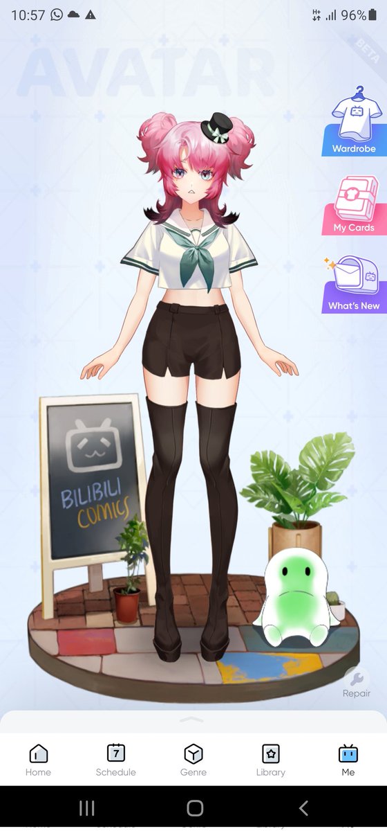 TwinkleStarsYZ's tweet image. #AvatarFun Dress up 9 #bilibilicomics