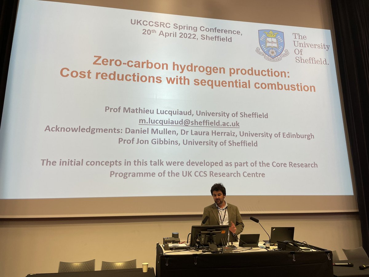 serapozmen53's tweet photo. Hear about Zero-Carbon H2 production from @matlucquiaud at #UKCCSRC2022 @UKCCSRC https://t.co/QQadDqYHC5
