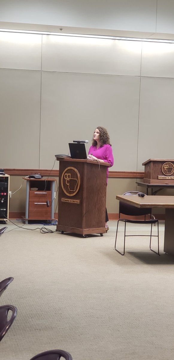 75arcounties's tweet photo. AAC is hosting the Fine Collection Seminar today. Starting off the day, Cagney Kilgroe with AAC gives an overview of Fine Collections and Mary Bonner with INA talks about software and credit card processing. #ARcounties https://t.co/QfW8Q4cmDz