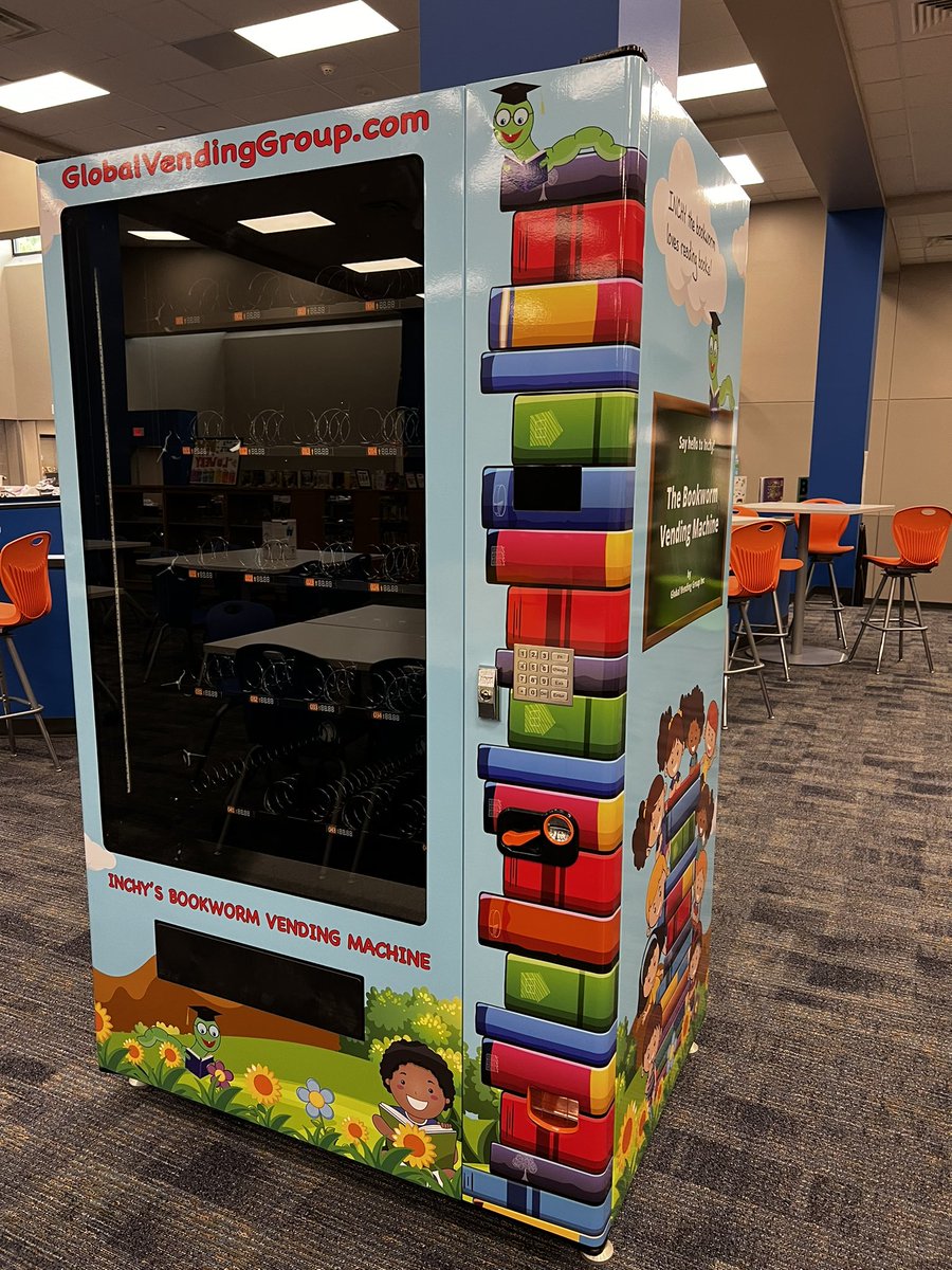 Gracie Villarreal (@gracielibrary09) on Twitter photo Happy Day at Lowery! The Longhorn Library has added a Book Vending Machine! <a href="/GracieLibrary09/">Gracie Villarreal</a> <a href="/CyFairLibraries/">CyFairLibraries</a> Happy Day at Lowery! The Longhorn Library has added a Book Vending Machine! <a href="/GracieLibrary09/">Gracie Villarreal</a> <a href="/CyFairLibraries/">CyFairLibraries</a>