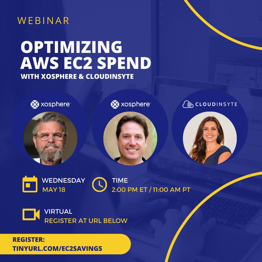 What do you get when you combine #automation that gathers #cloud spend data with automation that takes corrective actions? Savings galore. Join us in 5/18 to see how our customers save up to 80% on their #AWS EC2 spend with our partner <a href="/XosphereInc/">Xosphere</a> tinyurl.com/ec2savings #finops