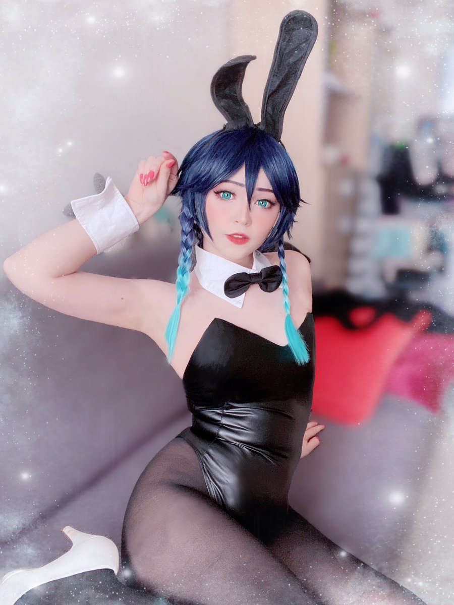 more bunny suit venti. 🖤
this set will be hopefully out in may. 👉🏼👈🏼💕
#原神 #genshinimpact #venti #venticosplay