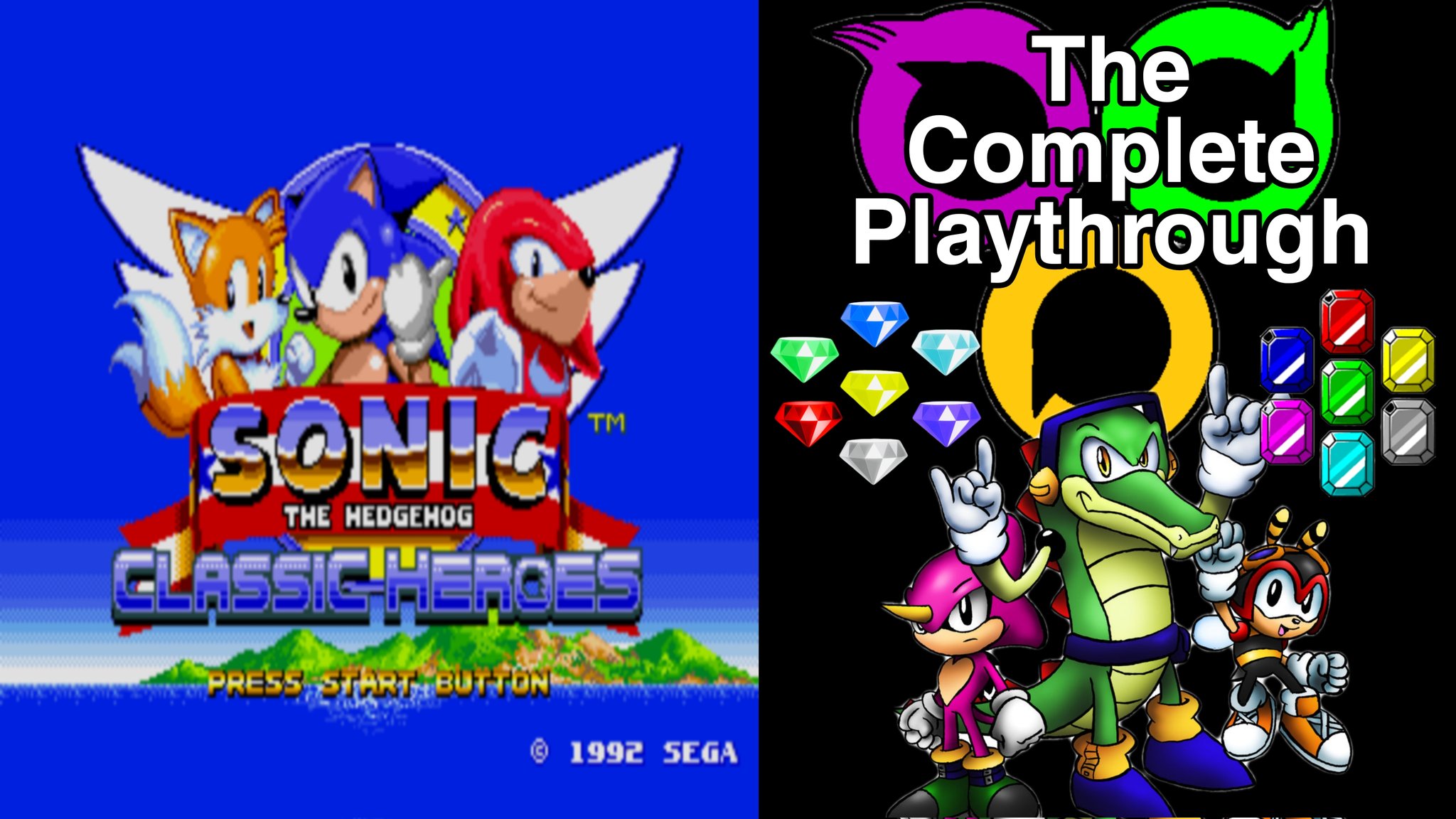 Games you can play on your Vita: Sonic Classic Heroes 