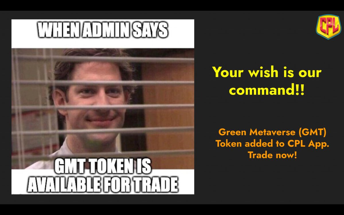 🎊Adding to our traders delight🎊
🔥New favorite available to trade🔥
#GMTtoken 🚀

#BinanceSmartChain #GameFi #playtoearn #cryptotrading