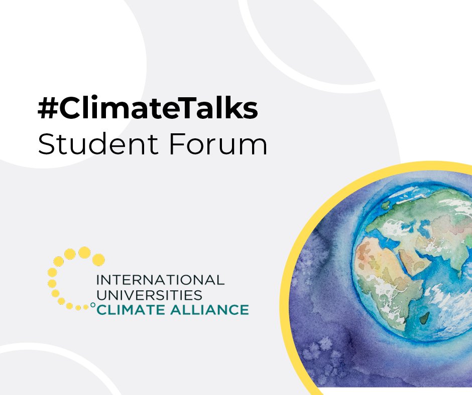 On #EarthDay, <a href="/unisforclimate/">International Universities Climate Alliance</a> will be exploring the intersection of climate and work with a series of online talks. They’ll discuss how #ClimateChange is impacting careers in a range of communities and industries. 
Join #ClimateTalks: eventbrite.com.au/e/climatetalks…
#SustainabilityMonth