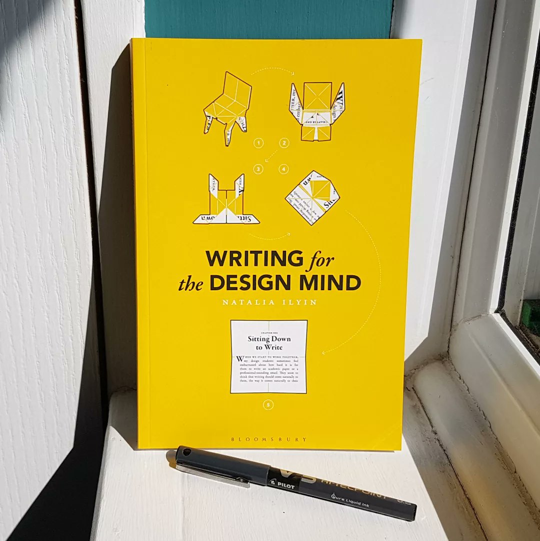 BloomsburyDsign's tweet image. Whatever design writing you're doing - from a thesis to a business plan - @nataliailyin will walk you through how to plan, structure and execute your written pieces to best effect. Designed and illustrated by Robert Baxter #designwriting #designbooks #writingforthedesignmind