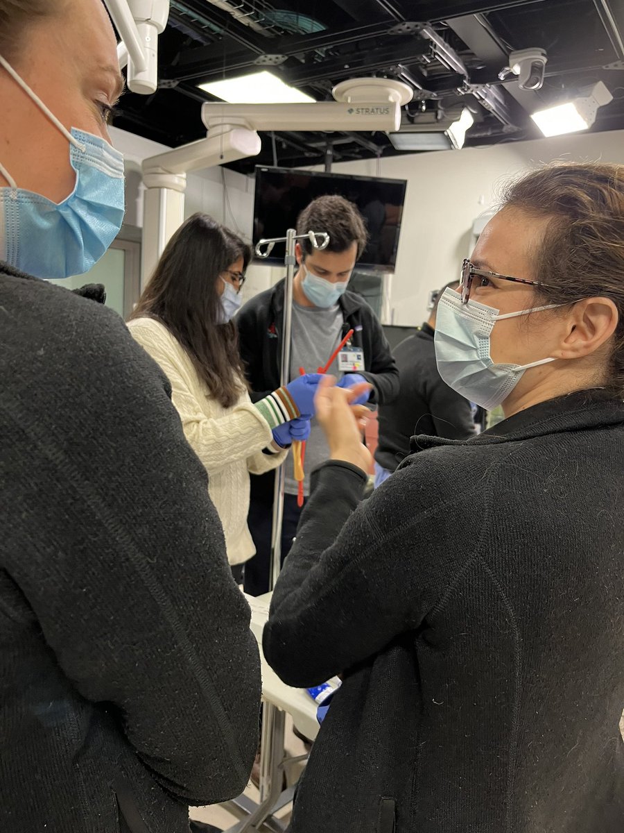 DBrandmanMD's tweet photo. Lots of fun this morning simulating #MinnesotaTube placement with @UCSFGIfellows https://t.co/TwN9QbXoir