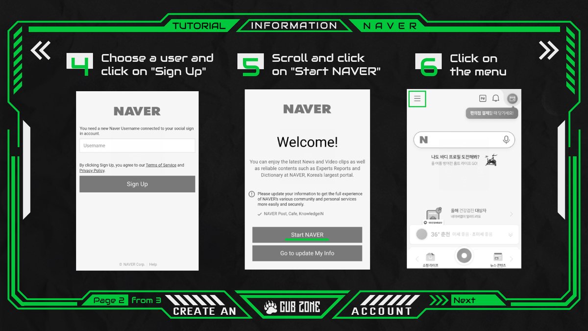 Cub_Zone's tweet photo. [+] 📁 [ TUTORIAL ]

               📌 How to create an account on Naver

#KIMWOOJIN #김우진 @woooojinn https://t.co/apxZDJ1l1I