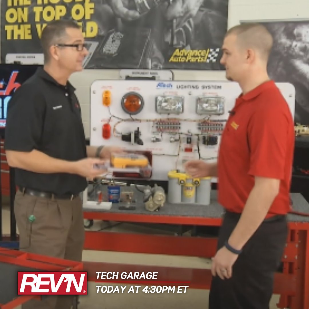 revntv's tweet image. Have no fear when it comes to electricity and electrical checks today at 4:30pm ET on #TechGarage with @johngardnertv. #RevnTV