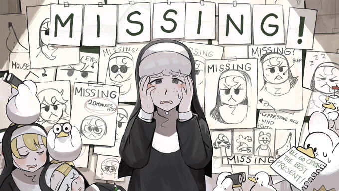 She's been missing for 20 minutes. 