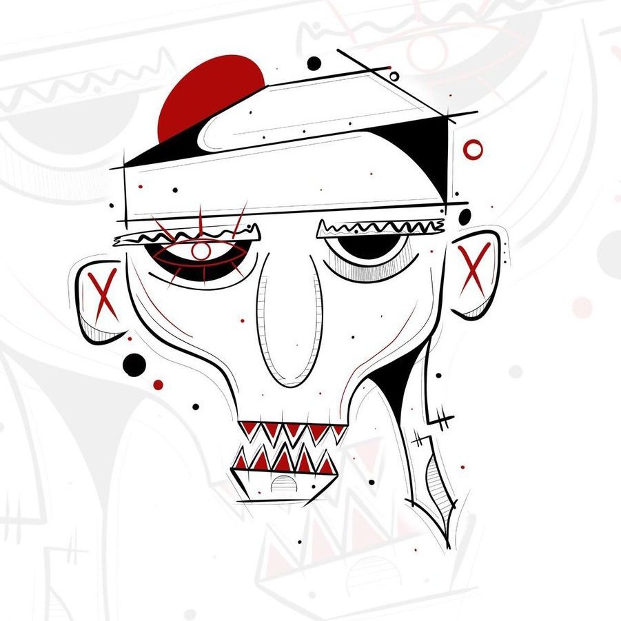 Strange heads NFT collection tweet media