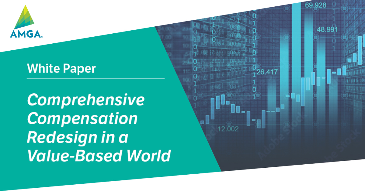 theAMGA's tweet image. In this new white paper, AMGA Consulting president Fred Horton gives specific examples of ways in which medical groups can greatly increase their odds of success when redesigning a medical group compensation plan for a shift to value-based care. bit.ly/3JYZ74C