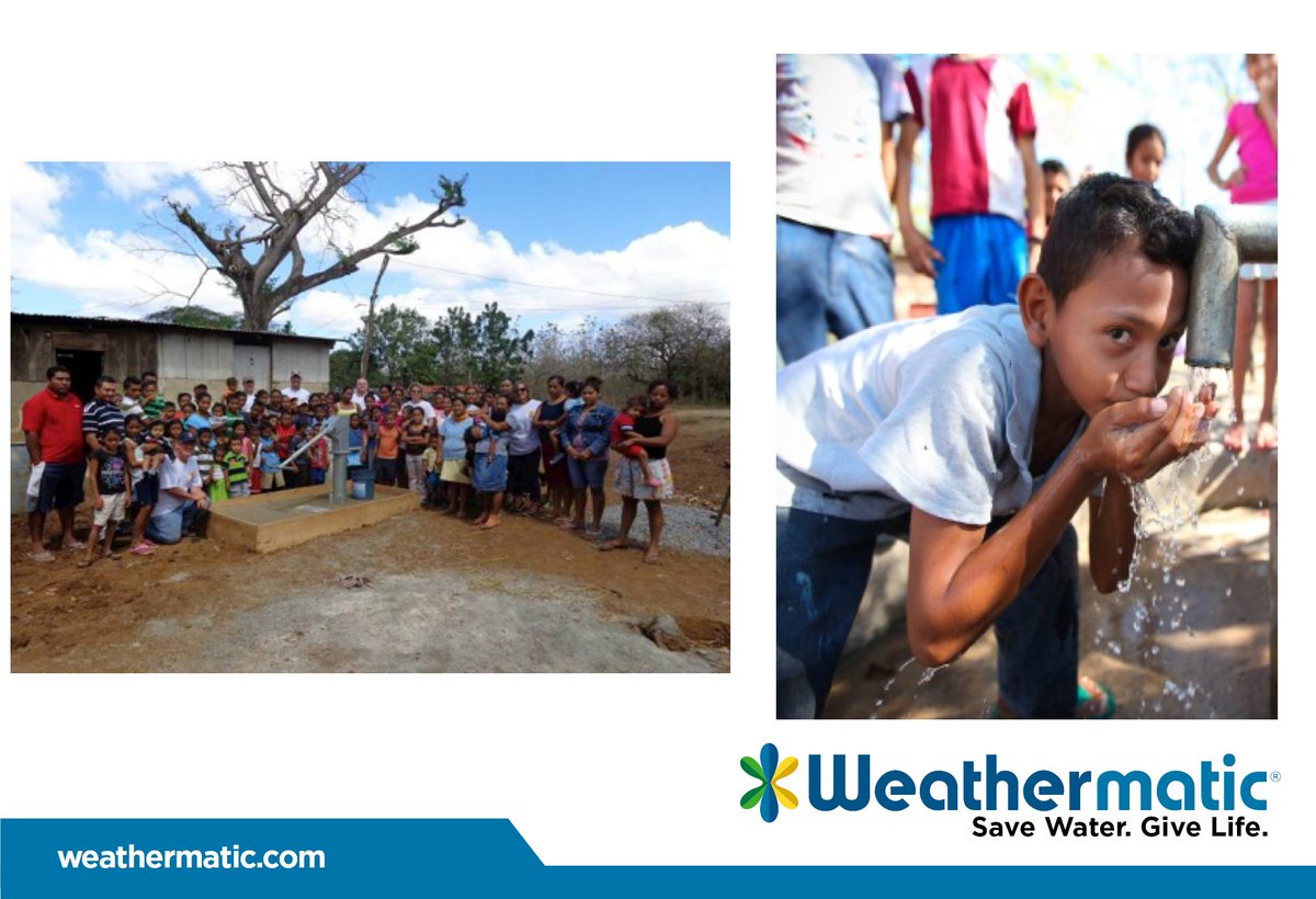 Today's #WaterWellWednesday features dozens of families from the Rio Medina Community in Nicaragua! After drilling over a hundred feet for clean water, we're excited to say that our #SaveWaterGiveLife teams have helped this community prevent water-related illnesses!