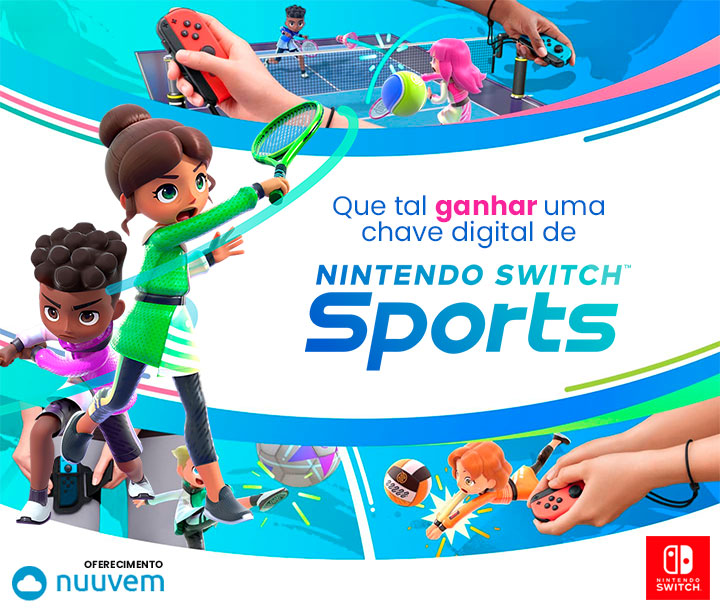 #GIVEWAY🎉#SORTEIO
É a sua chance de levar DE GRAÇA uma cópia do novo lançamento para Nintendo Switch! Para participar:

- Me segue
- 🔄+💙
- Responda esse tweet convidando 2 amigos para jogar Nintendo Switch Sports contigo!

Libero a chave dia 25/04 a noite!