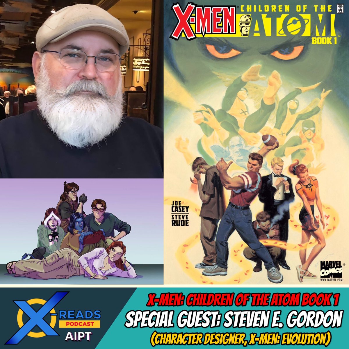 New Episode Day! Character Designer &amp; Director @s_e_gordon of X-Men: Evolution &amp; Wolverine &amp; the #XMen joins us to discuss his career &amp; recap X-Men: Children of the Atom which inspired the creation of X-Men: Evolution! 🎧 Listen on your pod platform of choice or on @aiptcomics