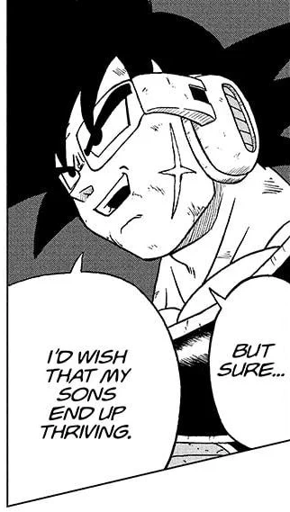 This panel means so much to me, Bardock you made me cry today. 