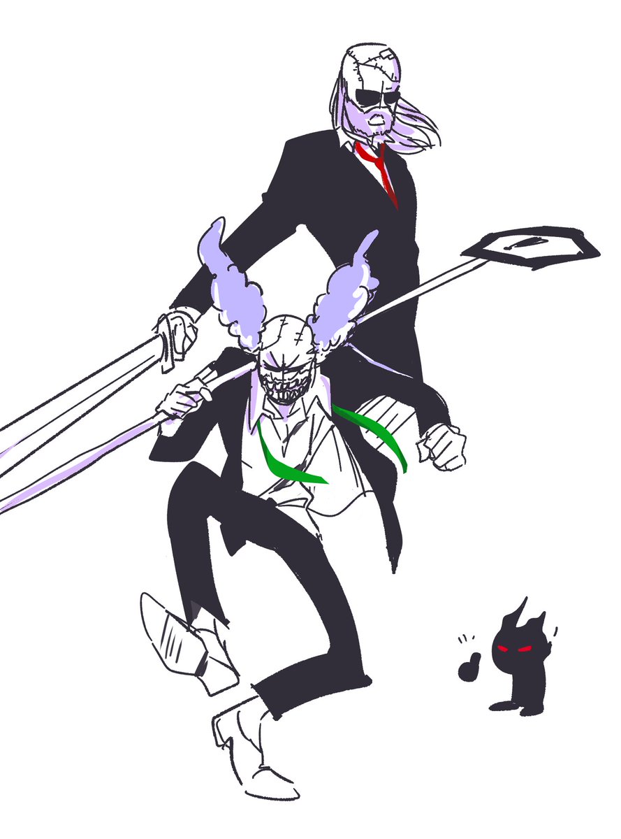 namu_tree01's tweet photo. suit up tricky and jeb https://t.co/4EQybQsnF8