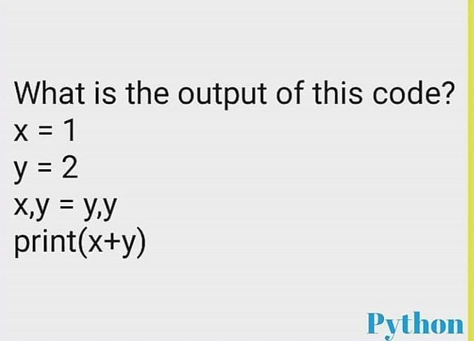 m4y4nk_kum4r's tweet photo. Comment Down the output of this code..?😎
Do follow for more posts! .
Follow @mayankthinks 
.
#websitedeveloper #appdeveloper #developers #brainhacking #gamedeveloper #computersciencemajor #programming #programminglife #developer #computerscience #hacking #happyhacking https://t.co/yOnHsyhISM