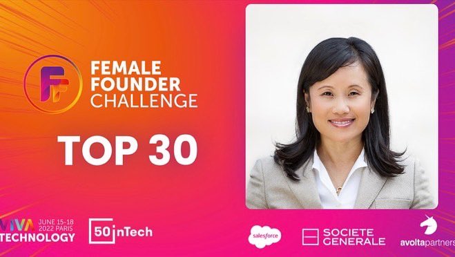 cliprai's tweet photo. Out of 504 applicants from 69 countries, #CLIPr has been selected in the Top 30 most promising #startups #women-led startups 2022 by the VivaTech jury!
 
The Female Founder Challenge sponsored by @Salesforce, @SocieteGenerale &amp;  @avoltapartners.

#venturecapital #VCs #50inTech https://t.co/iahxM1wAK0