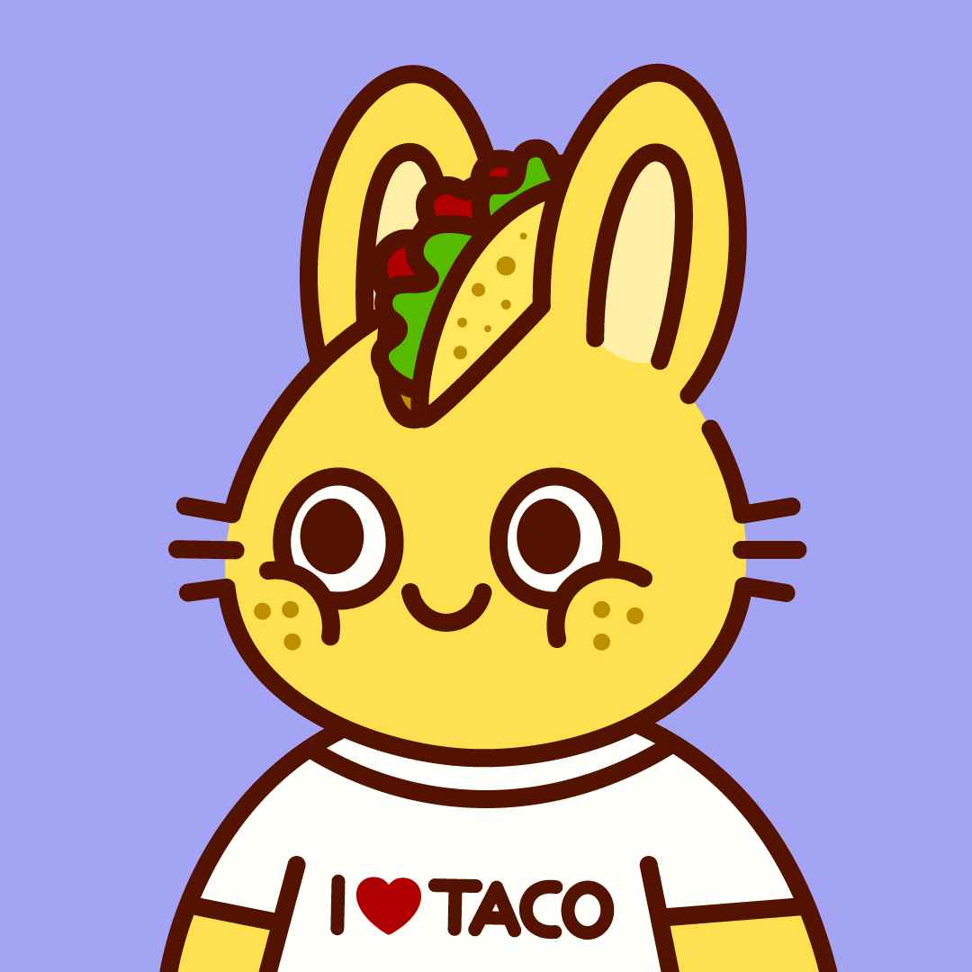 🐰 Bunny Hole x Taco Tribe 🌮

🏆 One lucky winner will get a Taco Bunny from our Bunny Hole Events collection

How to participate:
🥕 Follow @nftbunnyhole &amp; @TacoTribeNFTs
🥕 RT + Like this post
🥕 Tag a fren

⏳ 72h to pick a winner
#nftcommunity #nftcollection #nfts #giveaway