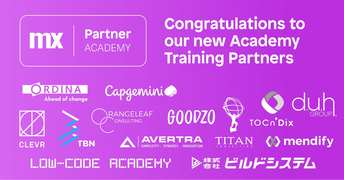 Mendix's tweet image. We are excited to announce our certified training partner program!

This program aims to accelerate the growth of #LowCode developers through standardized courses that are tailor-made for organizational needs. Keep up with #DigitalTransformation 👇
mendix.com/press/mendix-a…