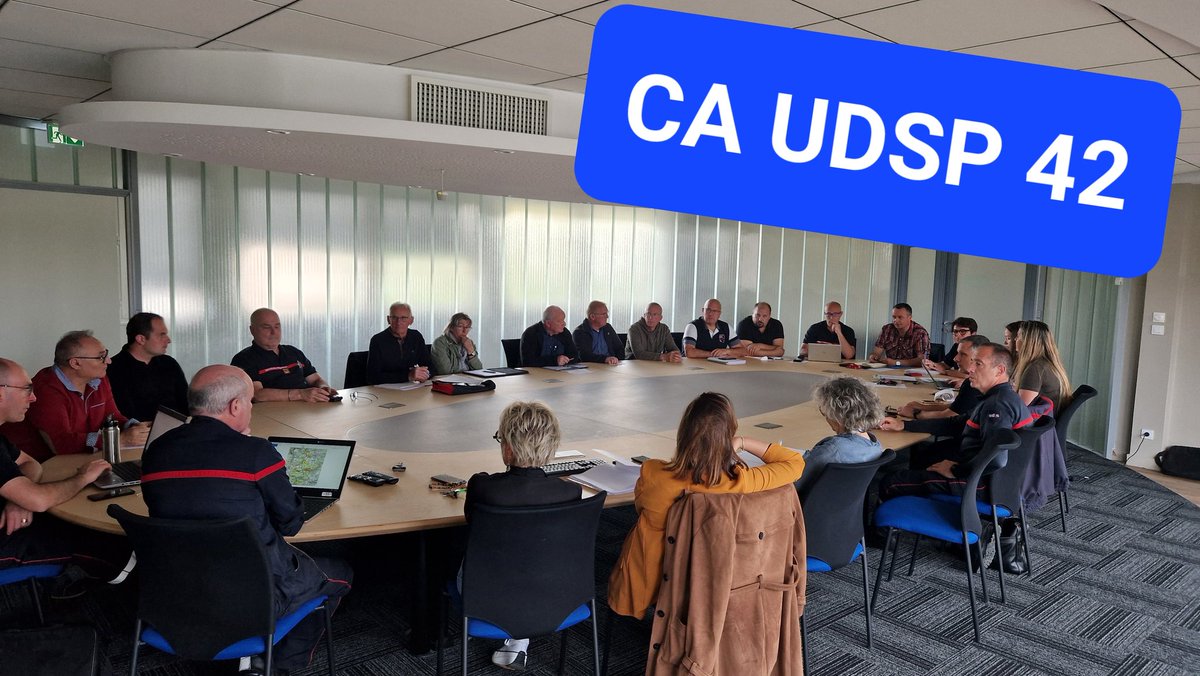 Ce soir conseil d'administration de notre Union Départementale