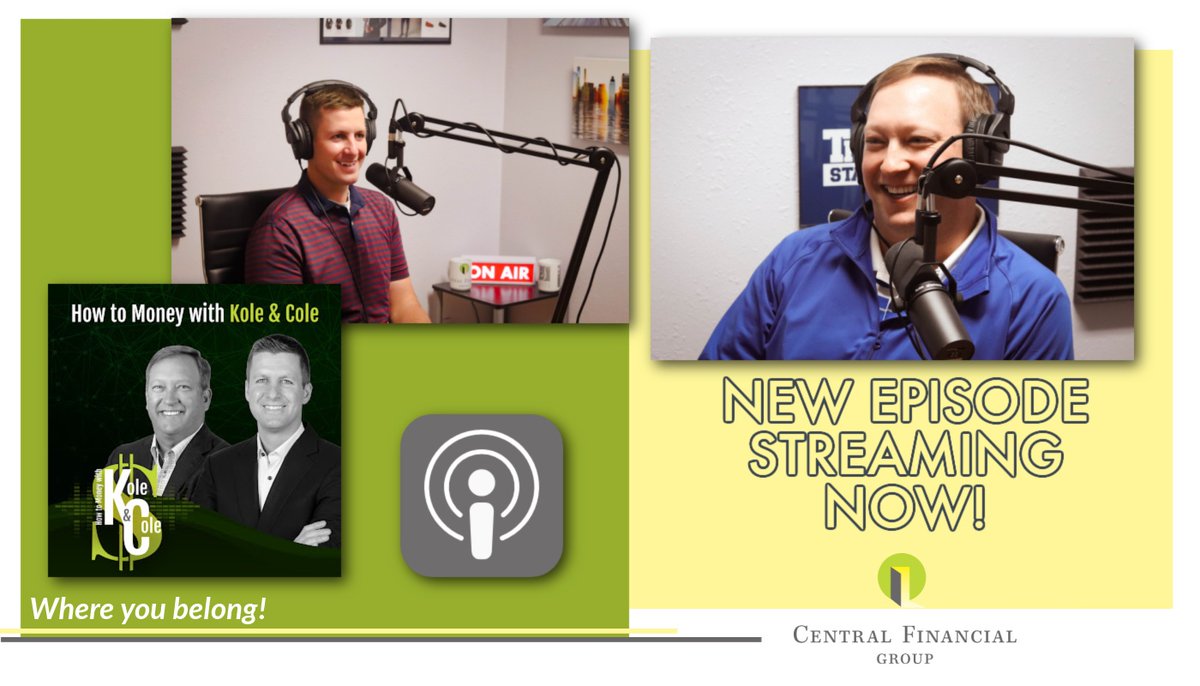 PetersenKole's tweet photo. Episode 2 of How to Money With Kole &amp; Cole is now streaming! We're chatting about the history of CFG along with why Cole decided to join the CFG team. Check it out on our website! 🎧 https://t.co/G6Y4eLktA1 #whereyoubelong #streamingnow #financialadvisor #investments https://t.co/3IBZ7xFfd4