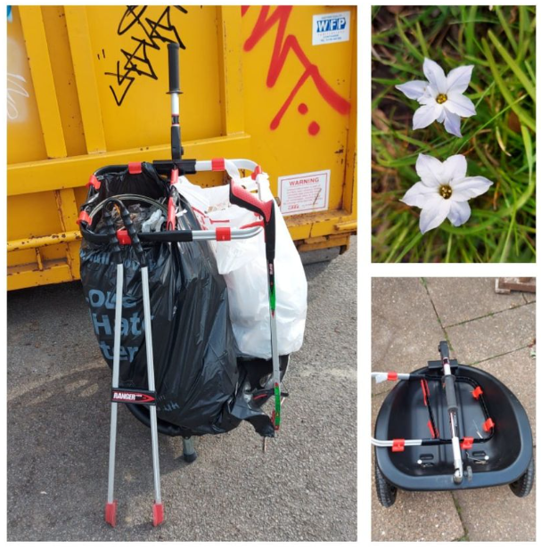 Thank you to Mandy and her mum for her litter pick of Oak Road this week, and thank you to #AsdaFoundation #GreenTokenGiving for funding which has enabled us to buy and loan out this equipment 💚