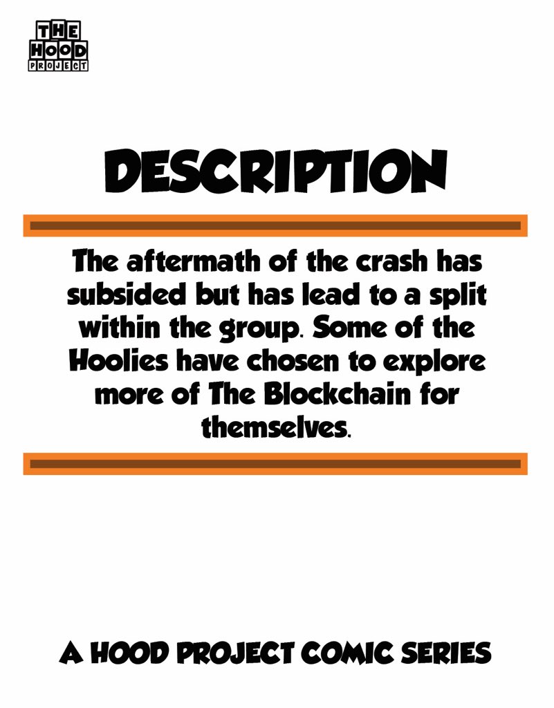 TheHoolieHood's tweet photo. The Aftermath of the crash has caused a group of #hoolies to adventure off on their own. The Outsiders will cause a chain of effects that will establish #TheHood as a prominent community on The Blockchain! https://t.co/kxSR7ZRZLe