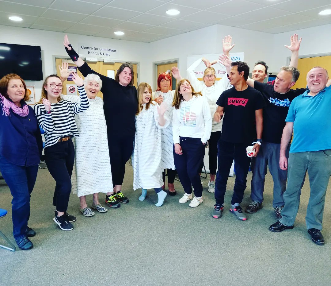 iona_physio's tweet photo. We have finally escaped from the ward 🤣 Being wheelchair bound for 2 days gave me a small insight into how individuals with disabilities feel which I'll take forward to improve my interactions with patients throughout my career ❤ #actorroleplayer https://t.co/x82x7iZLtU