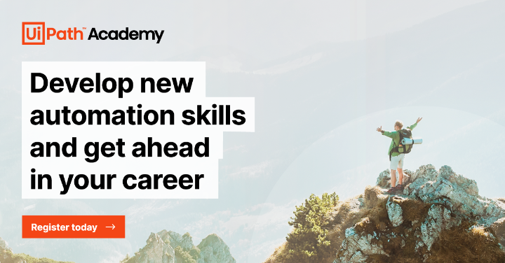 Good day for science: the #RebootYourSkills free introductory #RPA training is live. Get ahead in your career and learn how to build software robots in just 10 days. Enroll now: spr.ly/6011KATkF.