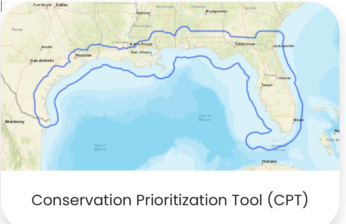 Location, location, location! We have unprecedented opportunities for land conservation in Gulf Coast Region. Join us @GoMAlliance April 26 to learn about our SCA refactored planning support tools for stakeholders to evaluate benefits of potential projects. #GulfofMexicoAlliance