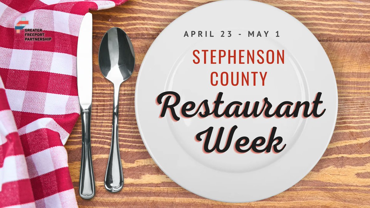 The second annual Stephenson County Restaurant Week is only a month away! Stay tuned for more information as we introduce you to new restaurants, menu items and great features from the diverse establishments across the county. 
https://t.co/7o65HiqQNV https://t.co/Y98t3Mxsew